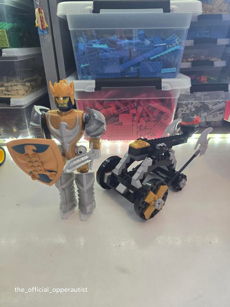 Lego Knights Kingdom 8701 King Jayko (mist cape), Inclusief minifiguren, Gebruikt, Lego, Ophalen of Verzenden