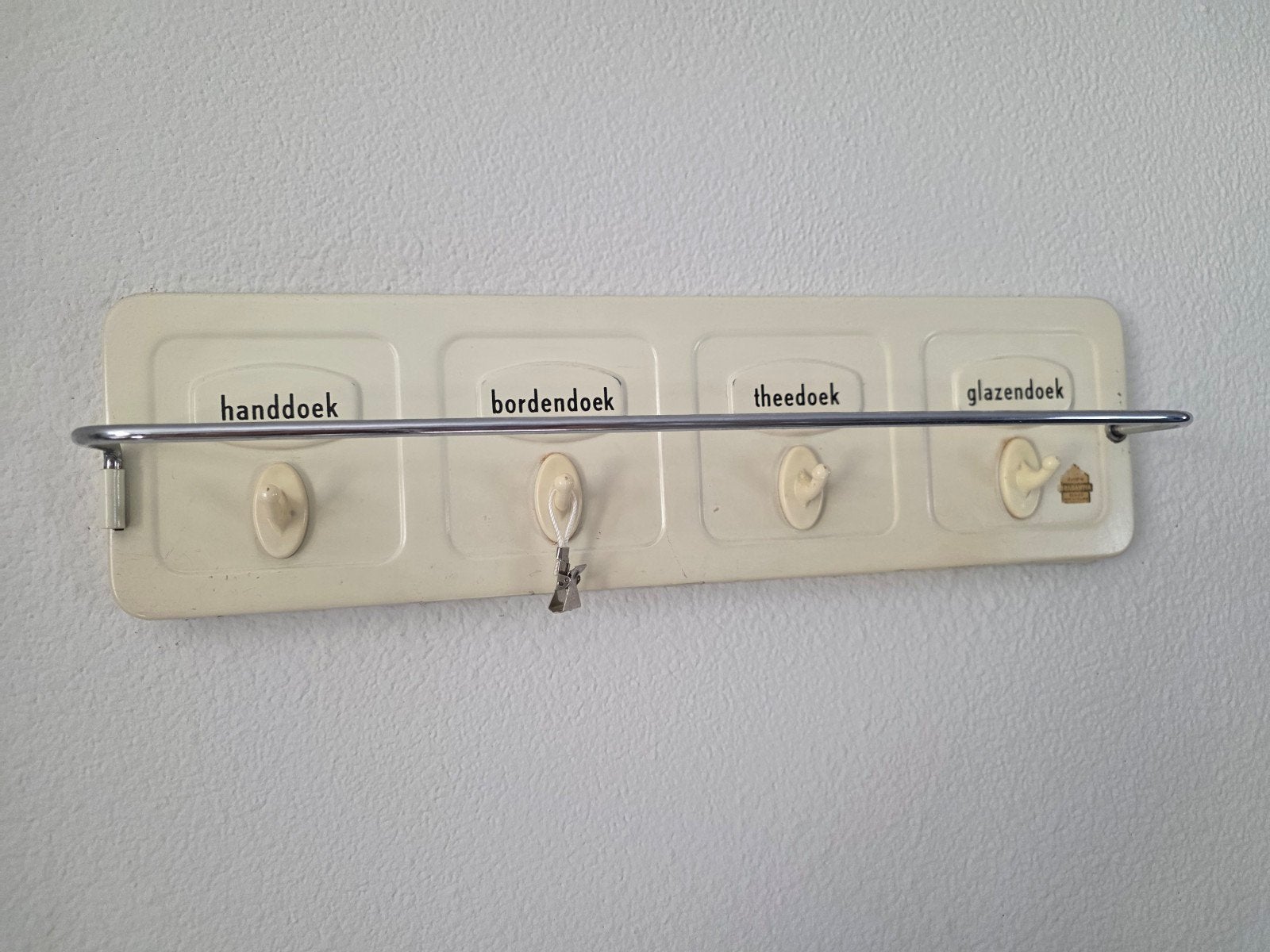 Vintage Brabantia Keukenrek met gordijntjes, Ophalen of Verzenden
