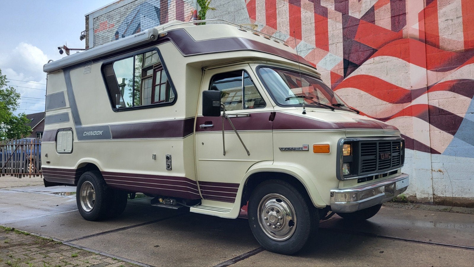 GMC Vandura 1987 Chinook Camper Amerikaanse vintage Oldtimer, Chemisch toilet, Afzuigkap, Tot en met 2, Bedrijf