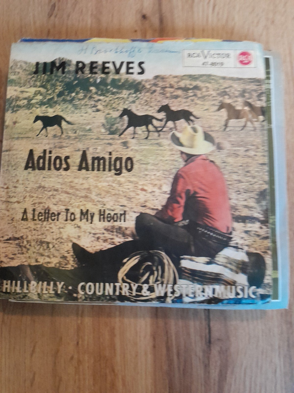 jim reeves 7inch adios amigo, Ophalen of Verzenden, Zo goed als nieuw, Country en Western