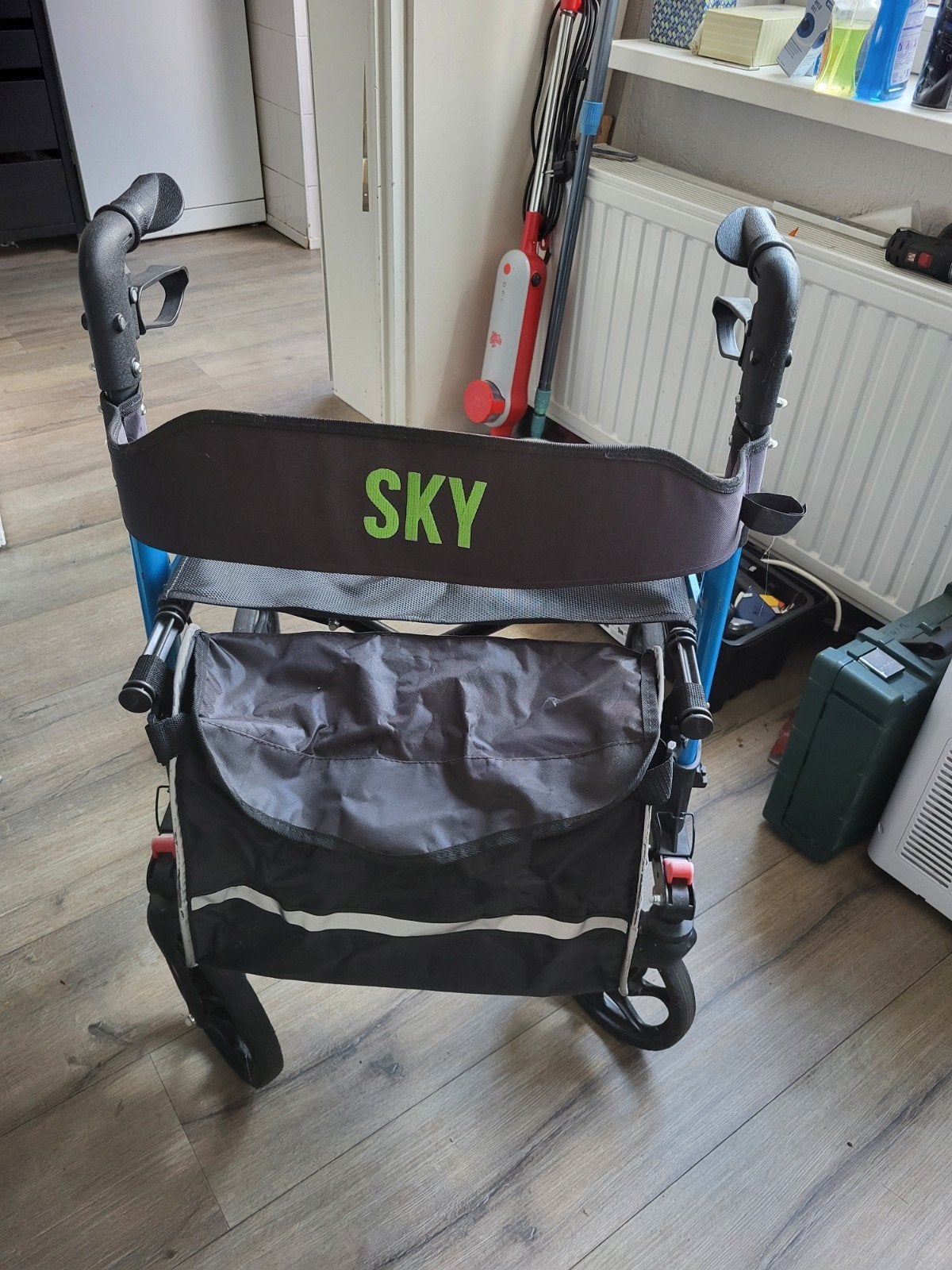 Inklapbare rollator, Diversen, Rollators, Ophalen, Opvouwbaar, Zo goed als nieuw