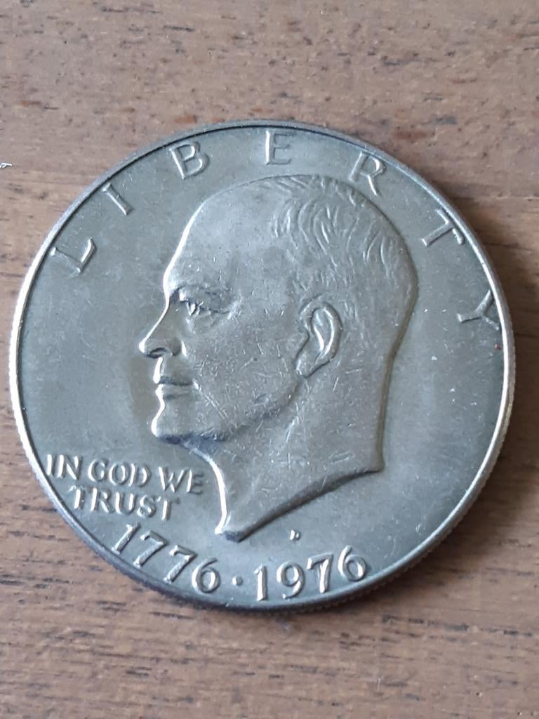 Eisenhouwerdollar 1776-1976 usa kk  f.4.6, Postzegels en Munten, Munten | Amerika, Ophalen, Noord-Amerika