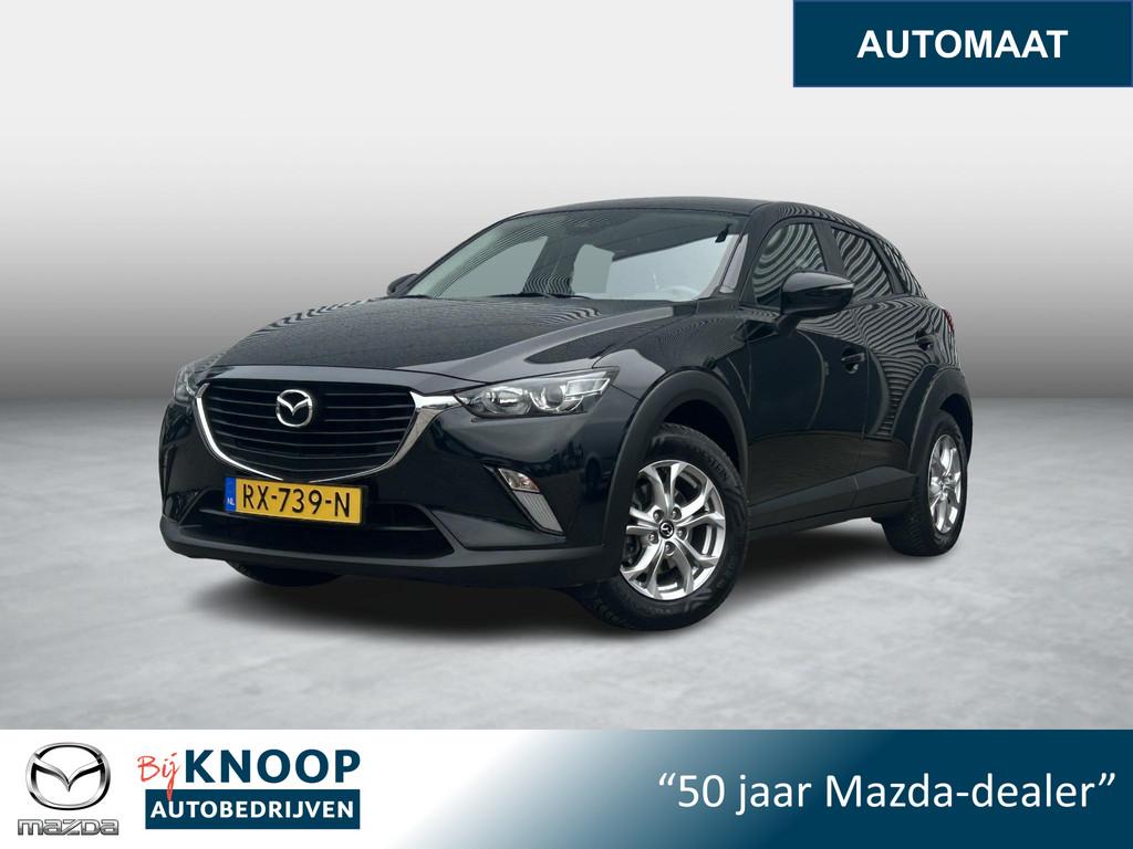 Mazda CX-3 2.0 SkyActiv-G 120 Dynamic | Trekhaak | Carplay |, Auto's, 1998 cc, Stof, 4 cilinders, Zwart