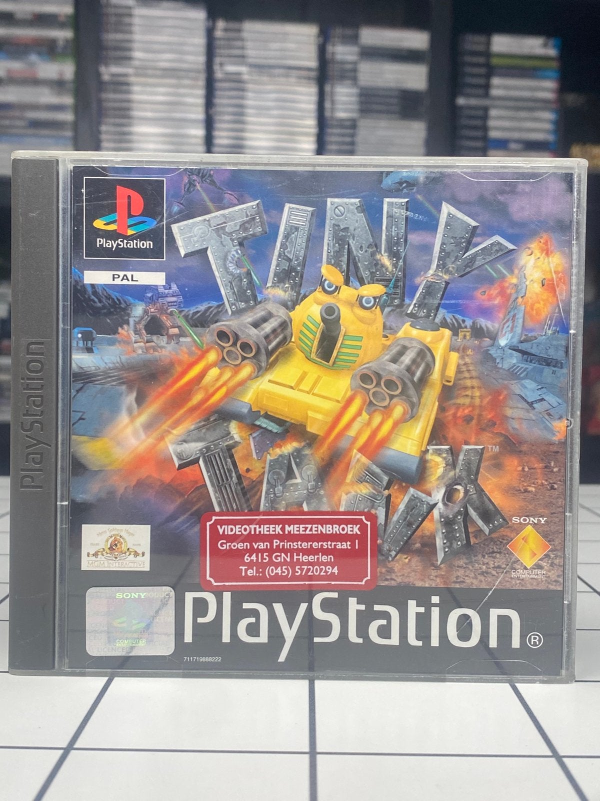 Tiny Tank - PS1 PlayStation 1 Game - Compleet, Shooter, 2 spelers, Ophalen of Verzenden, Www.sony.com
