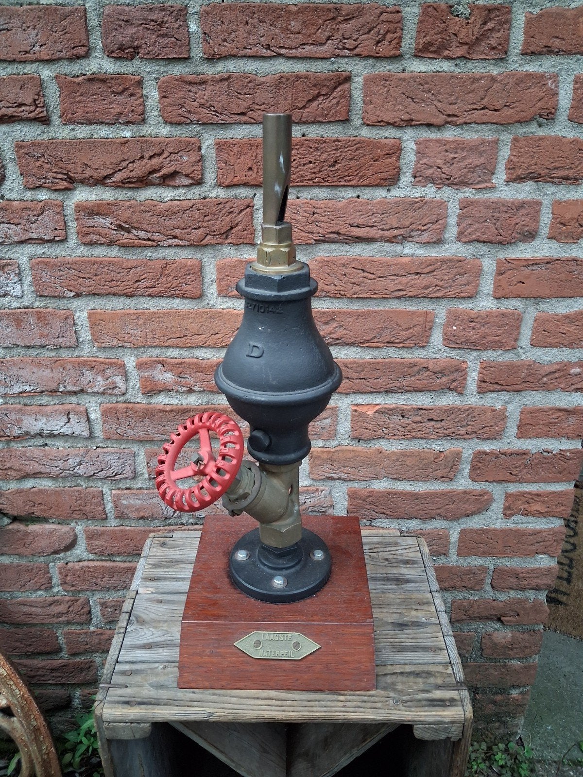 vintage dikkers Hengelo industriële steampunk afsluiter, Ophalen