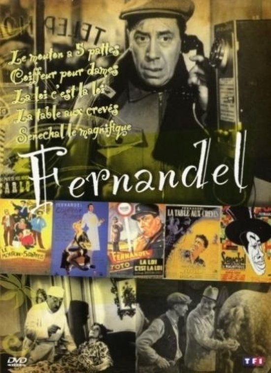 Fernandel box - 5 disc - 1951 .. - 5 films, Verzenden, Alle leeftijden, Nederlands, Zo goed als nieuw