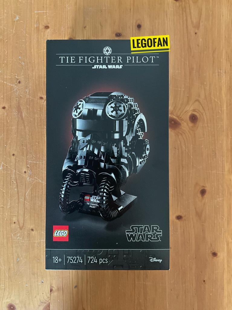 🆕 NIEUW (SEALED!): LEGO 75274 TIE Fighter Pilot Helmet, Kinderen en Baby's, Speelgoed | Duplo en Lego, Star Wars, Lego, Nieuw
