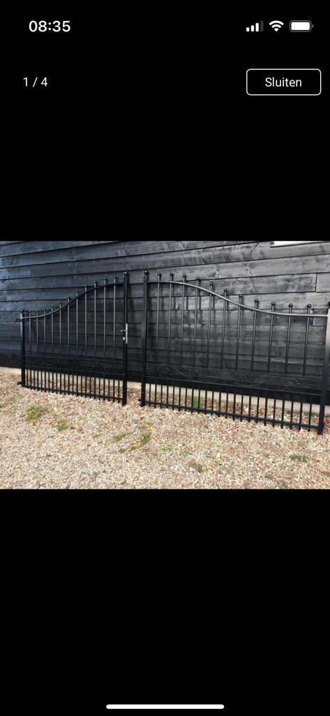 AANBIEDING TUINPOORT SIERPOORT INRIJPOORT, Ophalen, 100 tot 150 cm, Nieuw, IJzer