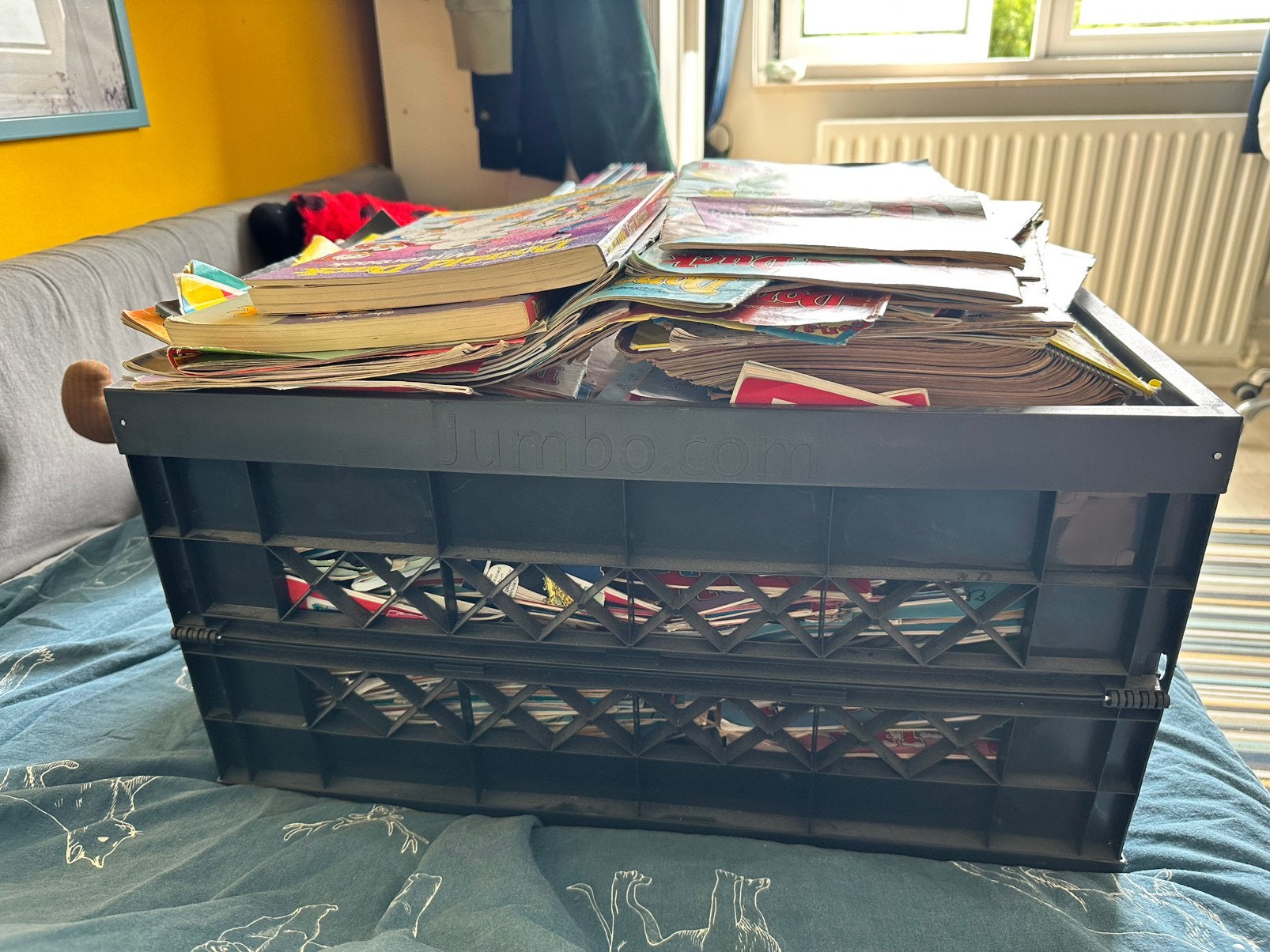 Krat vol (oudere) Donald Ducks, Meerdere stripboeken, Ophalen, Gelezen