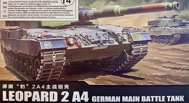 Coelianmodels, Meng, 72009, Leopard 2A4, 1/72, € 14,99, Hobby en Vrije tijd, Modelbouw | Auto's en Voertuigen, Overige merken
