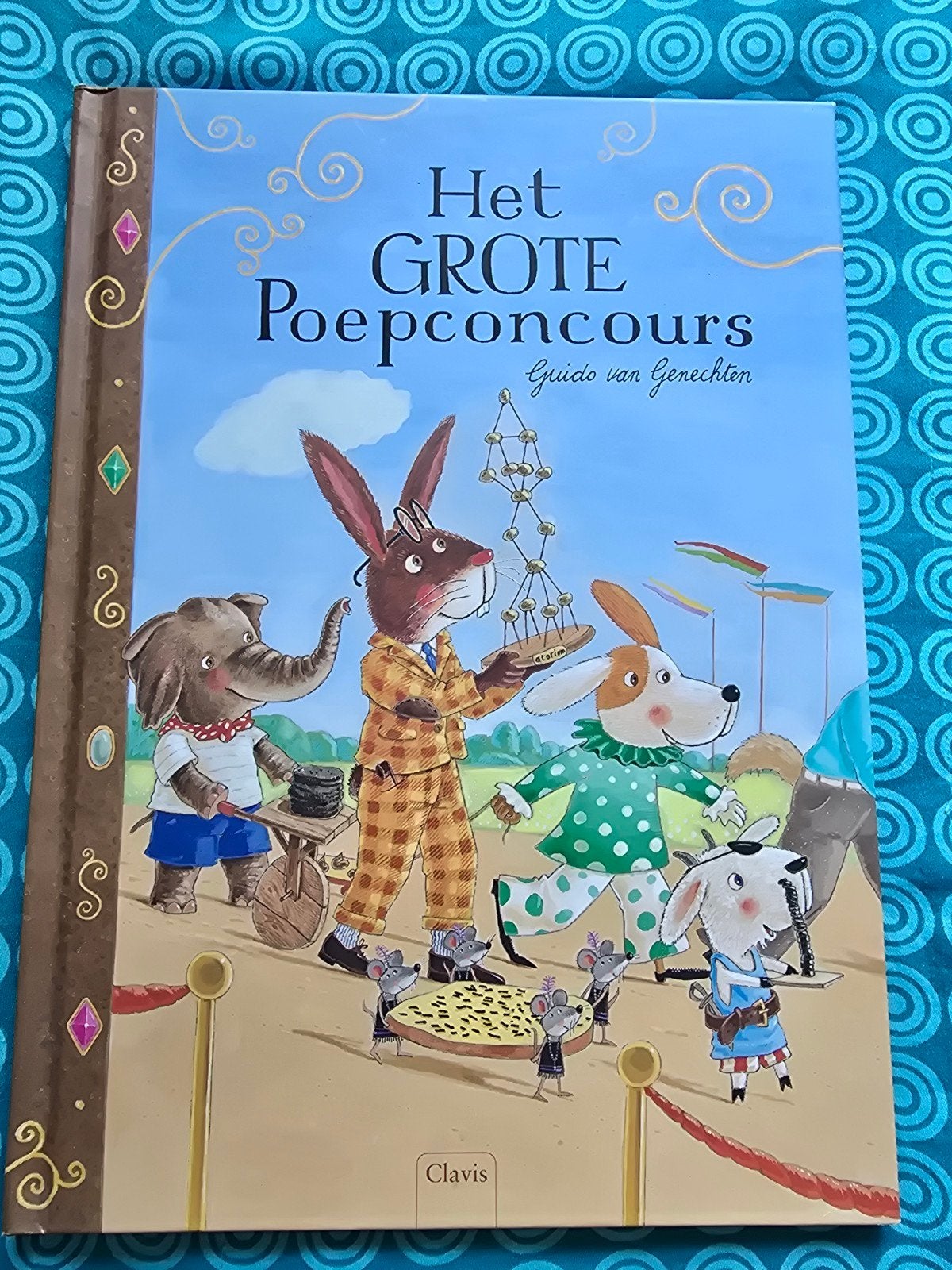 Het Grote Poepconcours - Guido van Genechten, Boeken, Ophalen of Verzenden, Zo goed als nieuw, Guido van Genechten, Fictie algemeen