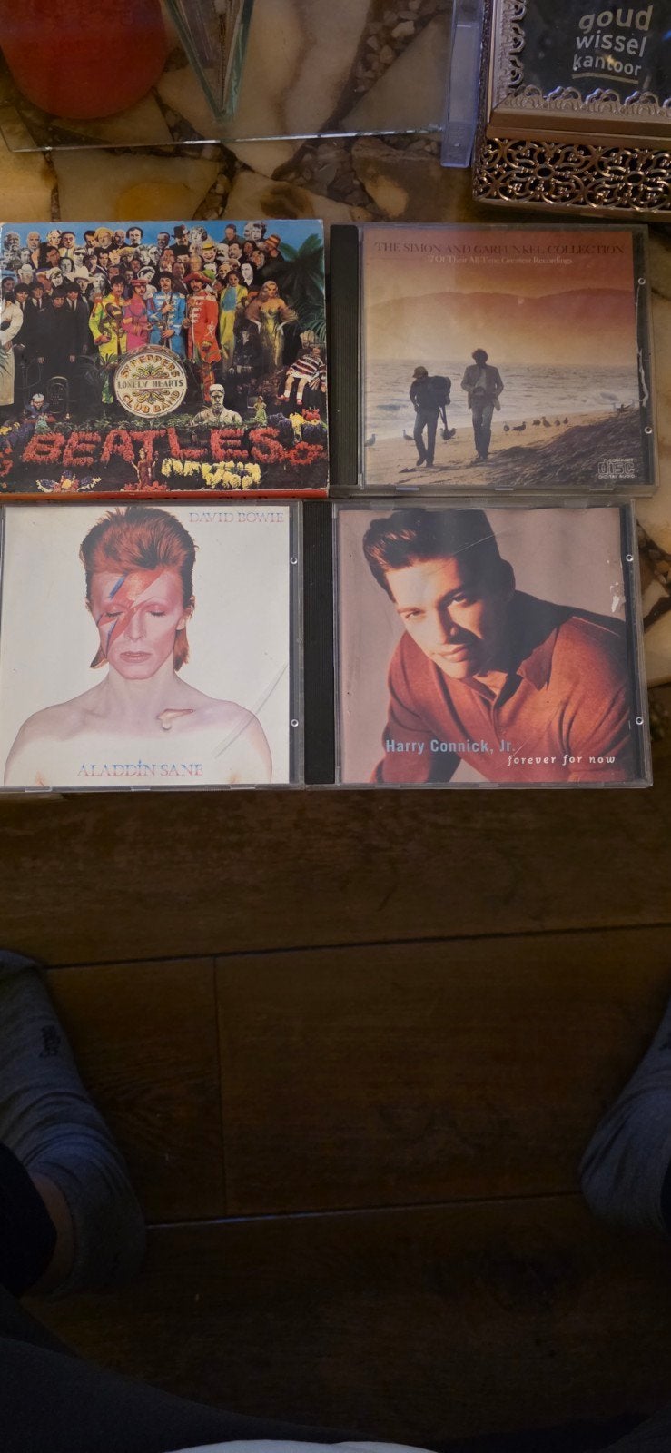4 cd s te koop voor 10,00 euro., Ophalen, Gebruikt, Pop, Inclusief doosje