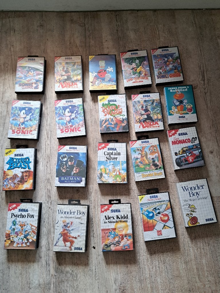 Sega Master System collectie, Spelcomputers en Games, Games | Sega, Gebruikt, Master System, Avontuur en Actie, 1 speler, Vanaf 7 jaar