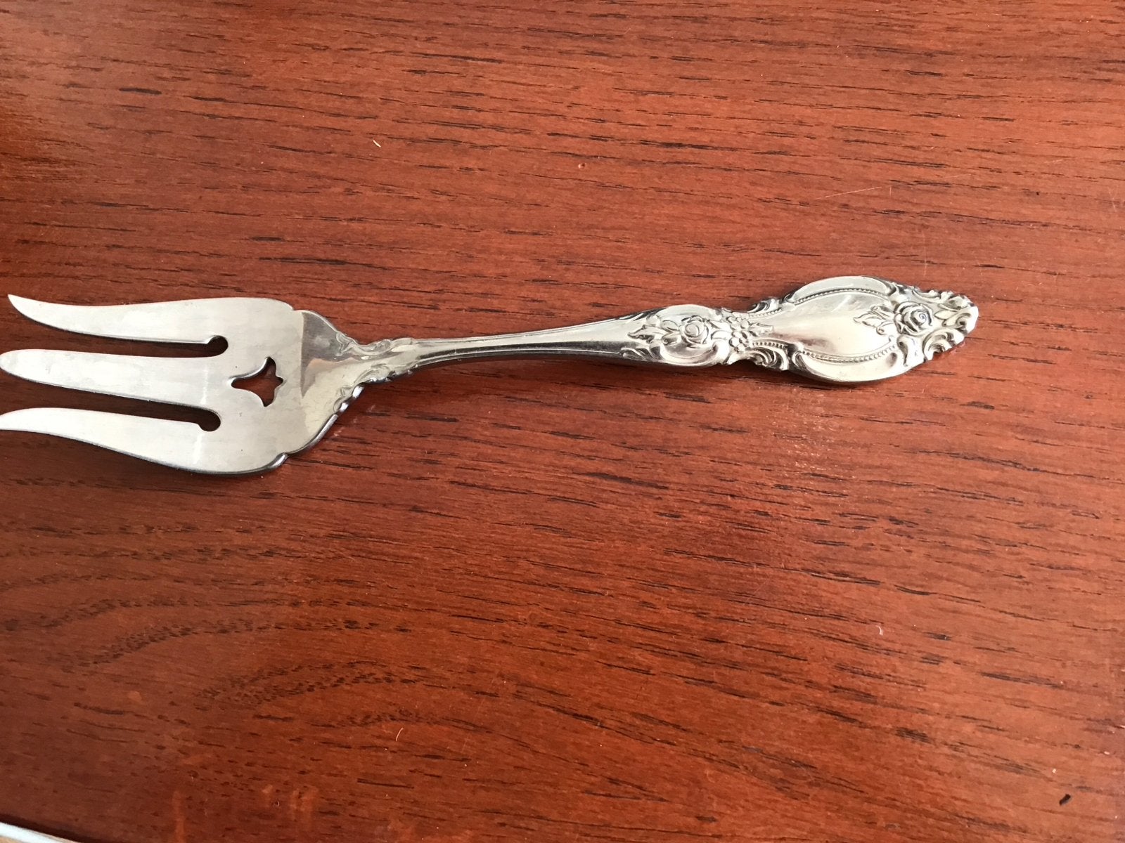 Vintage Oneida Verzilverde Koud Vleesvork / Serveervork, Ophalen of Verzenden
