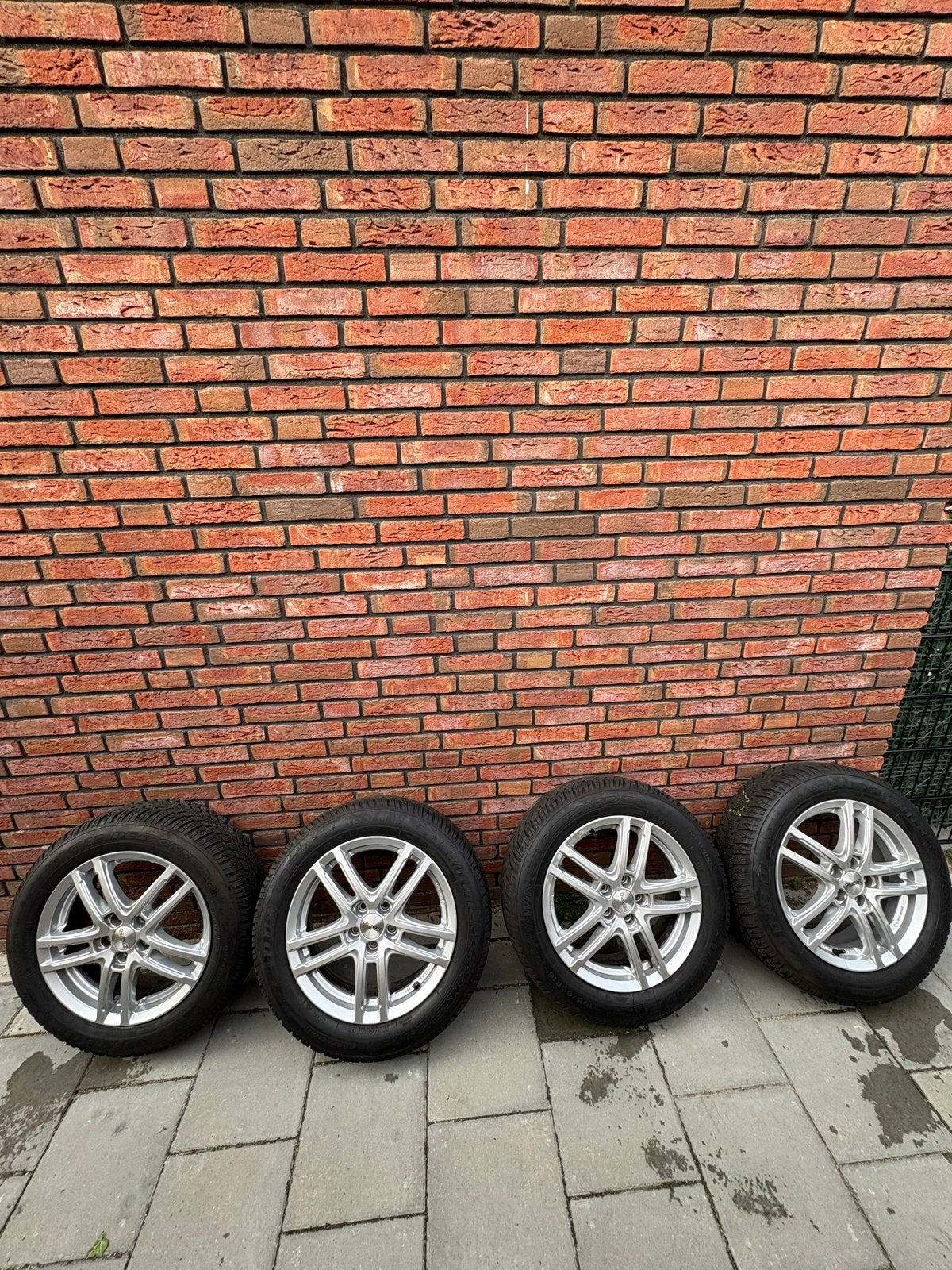 Dezent velgen met Dunlop banden, Auto-onderdelen, Banden en Velgen, Gebruikt, 16 inch, Banden en Velgen, Personenwagen