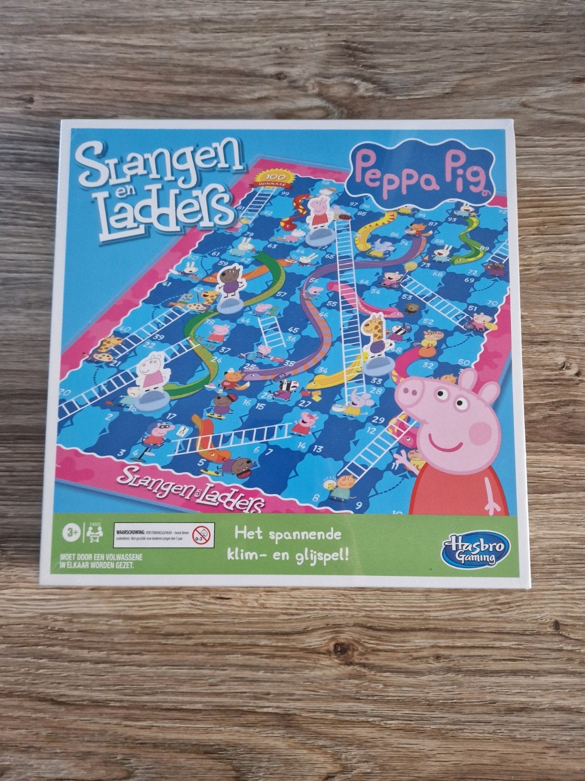 Nieuw Peppa Pig Slangen en Ladders bordspel, Drie of vier spelers, Ophalen of Verzenden, Nieuw, Hasbro Gaming