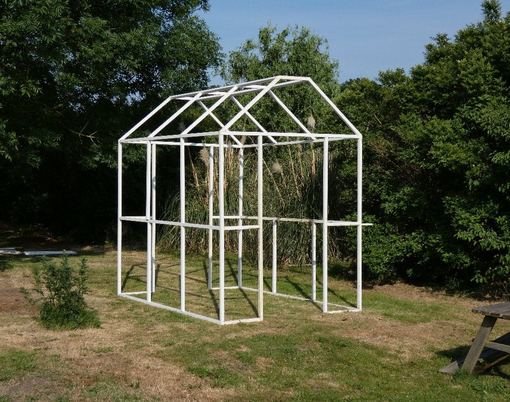 stalen frame tiny house, Ophalen, Zo goed als nieuw, IJzer