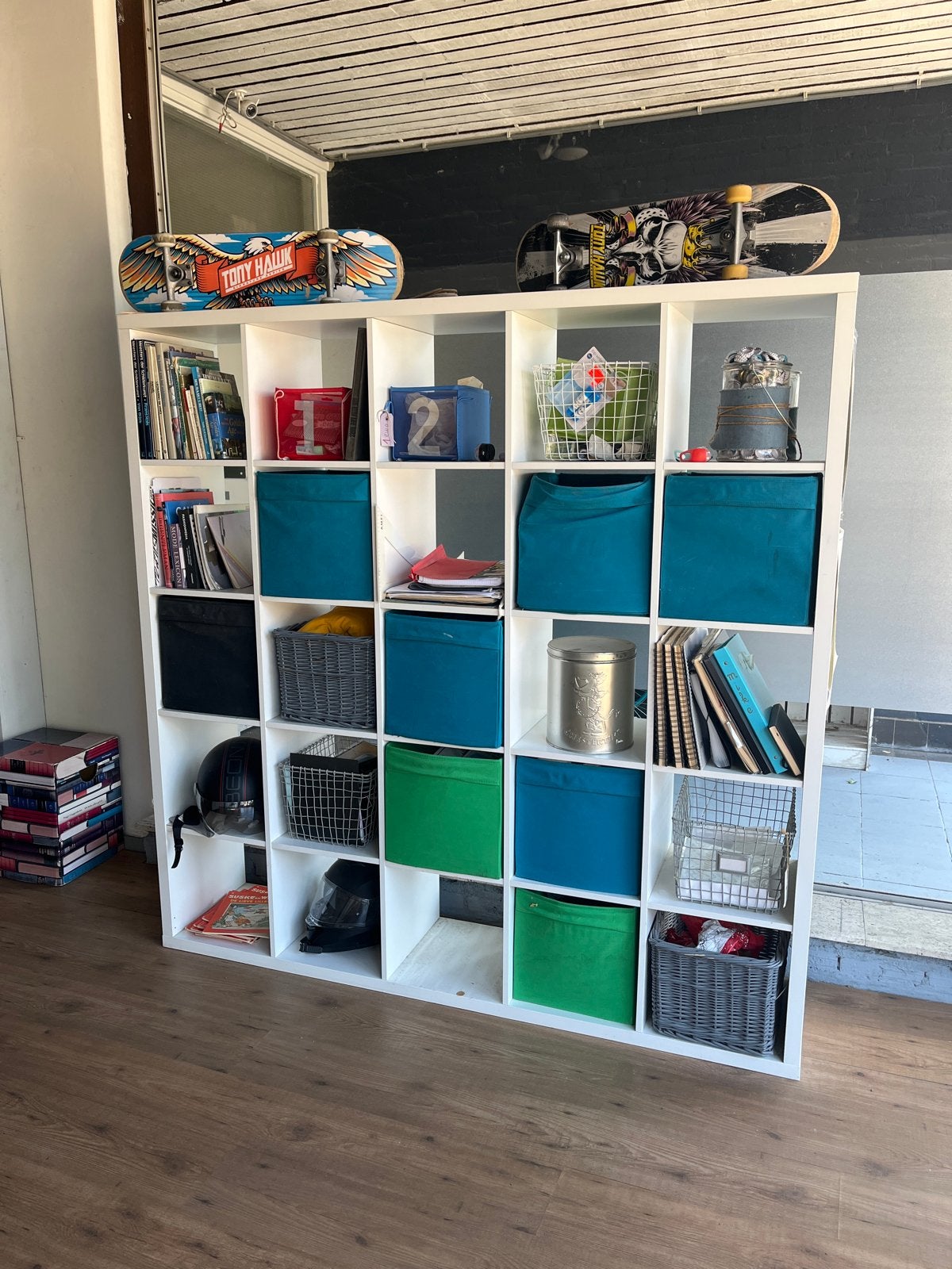 Ikea Kallax kast 5x5 wit - Ruime opbergoplossing, Ophalen, Gebruikt