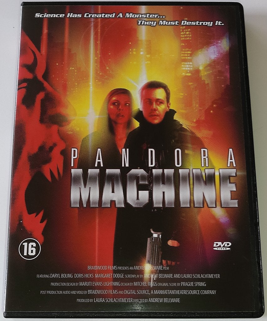 Dvd *** PANDORA MACHINE *** Science has created a monster, Cd's en Dvd's, Dvd's | Science Fiction en Fantasy, Zo goed als nieuw