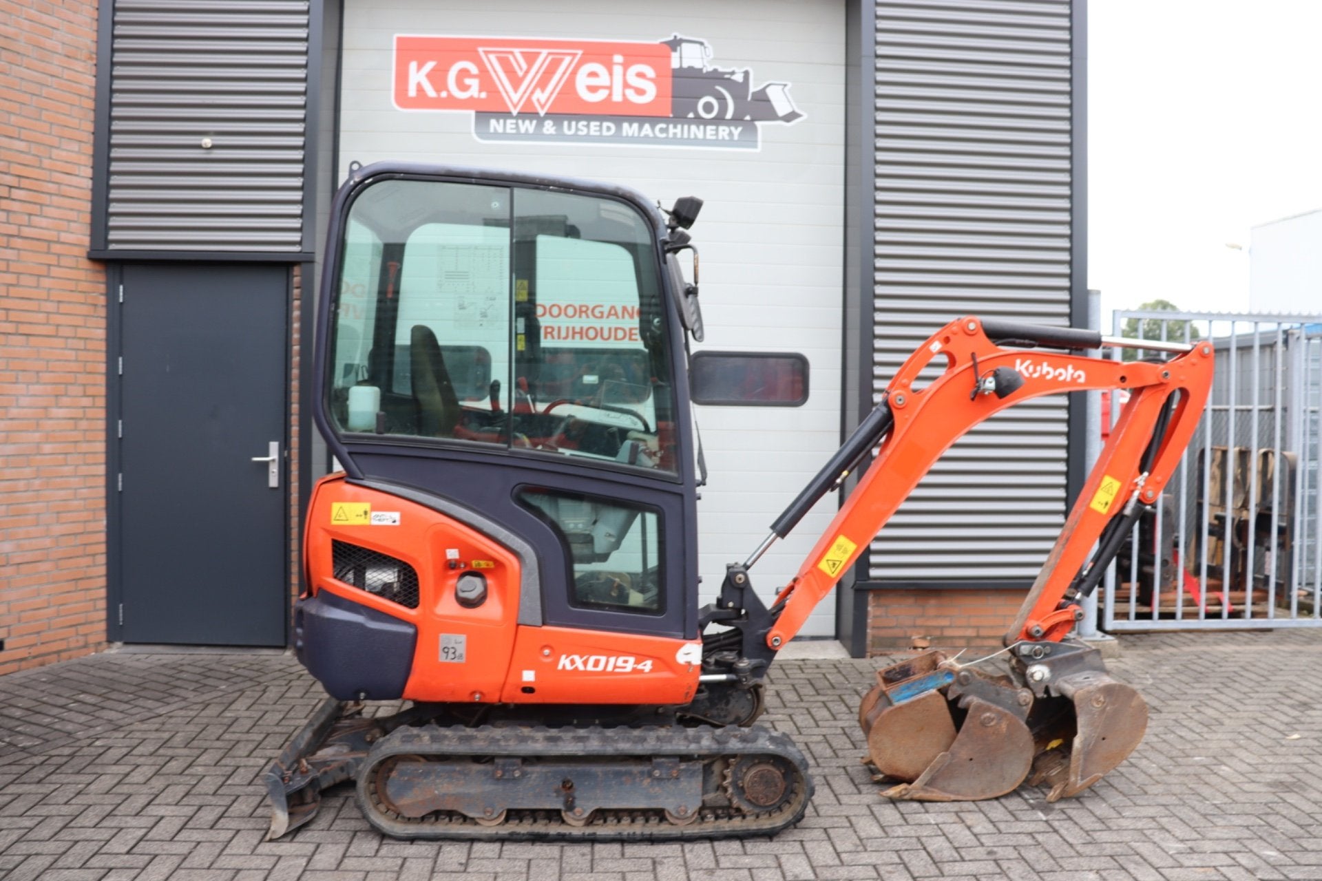 Kubota KX019-4, Graafmachine