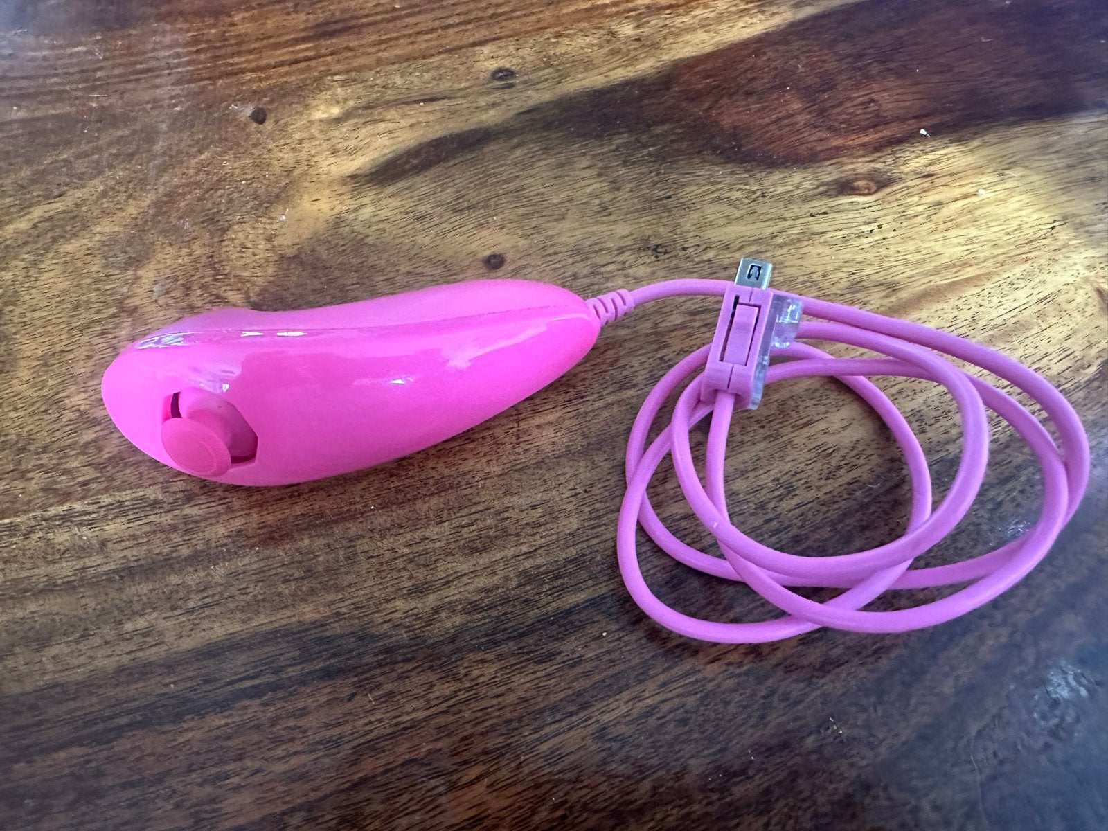 Roze Nunchuk Controller voor Nintendo Wii, Nintendo, Ophalen of Verzenden, Gebruikt, Overige typen