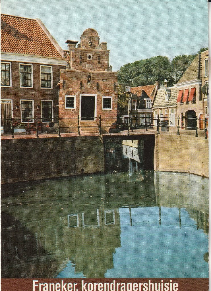 Ansichtkaart Franeker, Korendragershuisje 1978, Ophalen of Verzenden, 1960 tot 1980, Gelopen, Friesland