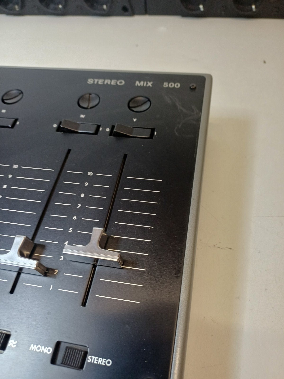 Uher 500 Stereo Mixer Type A 124 - Optisch Goede Staat, Ophalen of Verzenden, Gebruikt, Minder dan 5 kanalen, Microfooningang