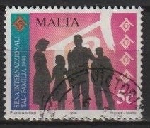 Malta Michel 928, Ophalen of Verzenden, Malta, Gestempeld