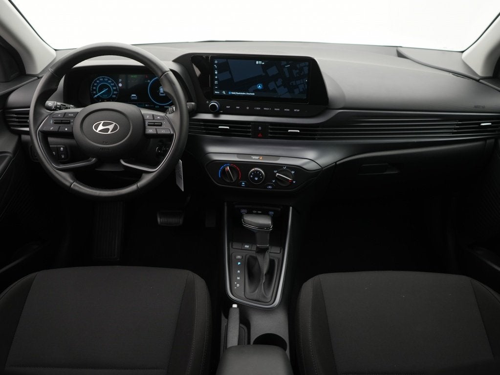 Hyundai i20 1.0 T-GDI Comfort Automaat | Private lease 469,-, Auto's, Hyundai, 12 maanden, Stof, Gebruikt, Wit