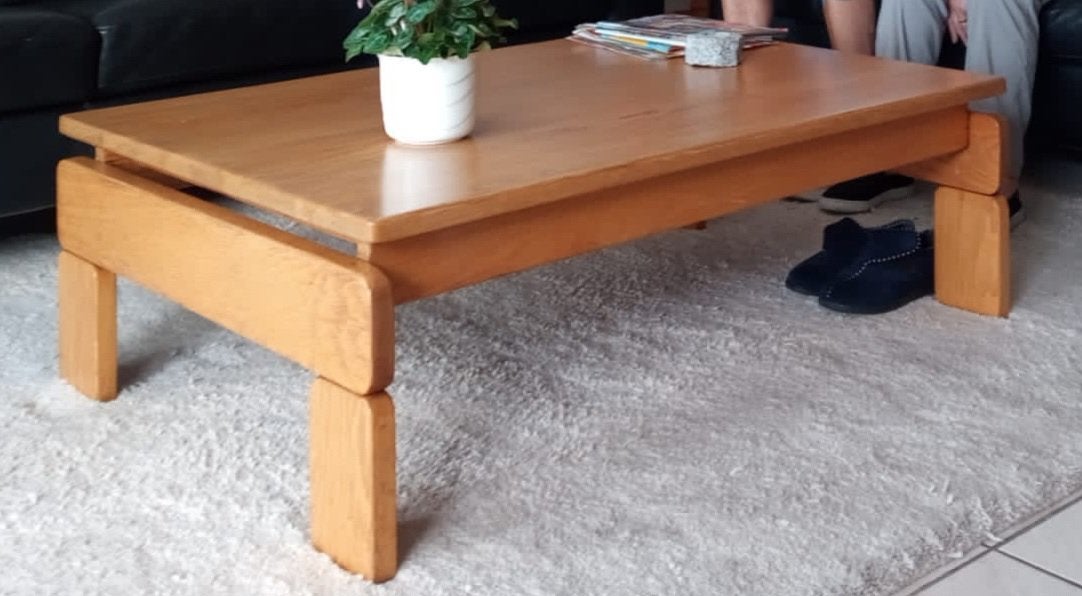 Mooie EIKEN TAFEL, Ophalen, 100 tot 150 cm, Eikenhout, 50 tot 100 cm