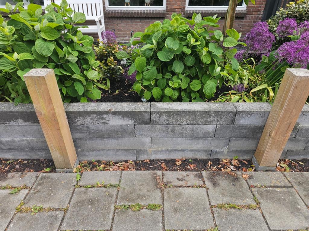 15 stapelblokken 12x12x60cm - Tuinvisie Old Zeeuws Bont, Ophalen, Overige materialen, Overige typen, Nieuw