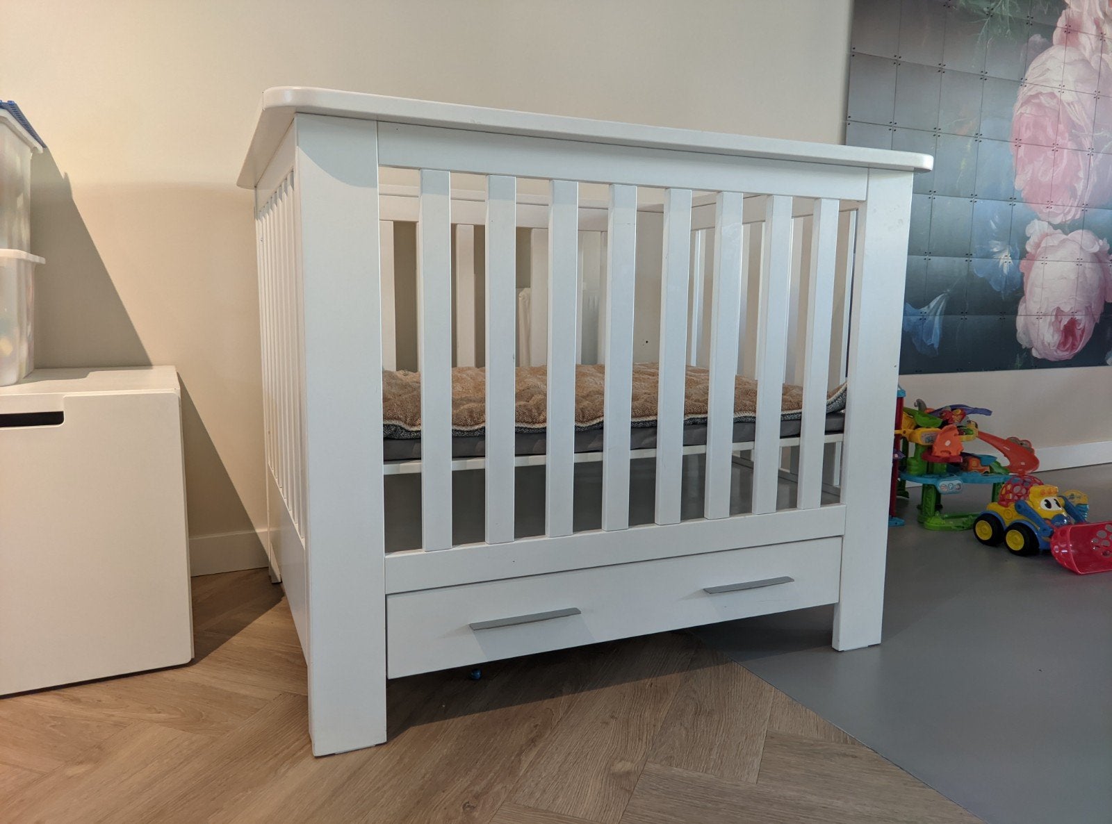Bopita Box met matrasje, Kinderen en Baby's, Ophalen, Gebruikt, Rechthoekig, Lade