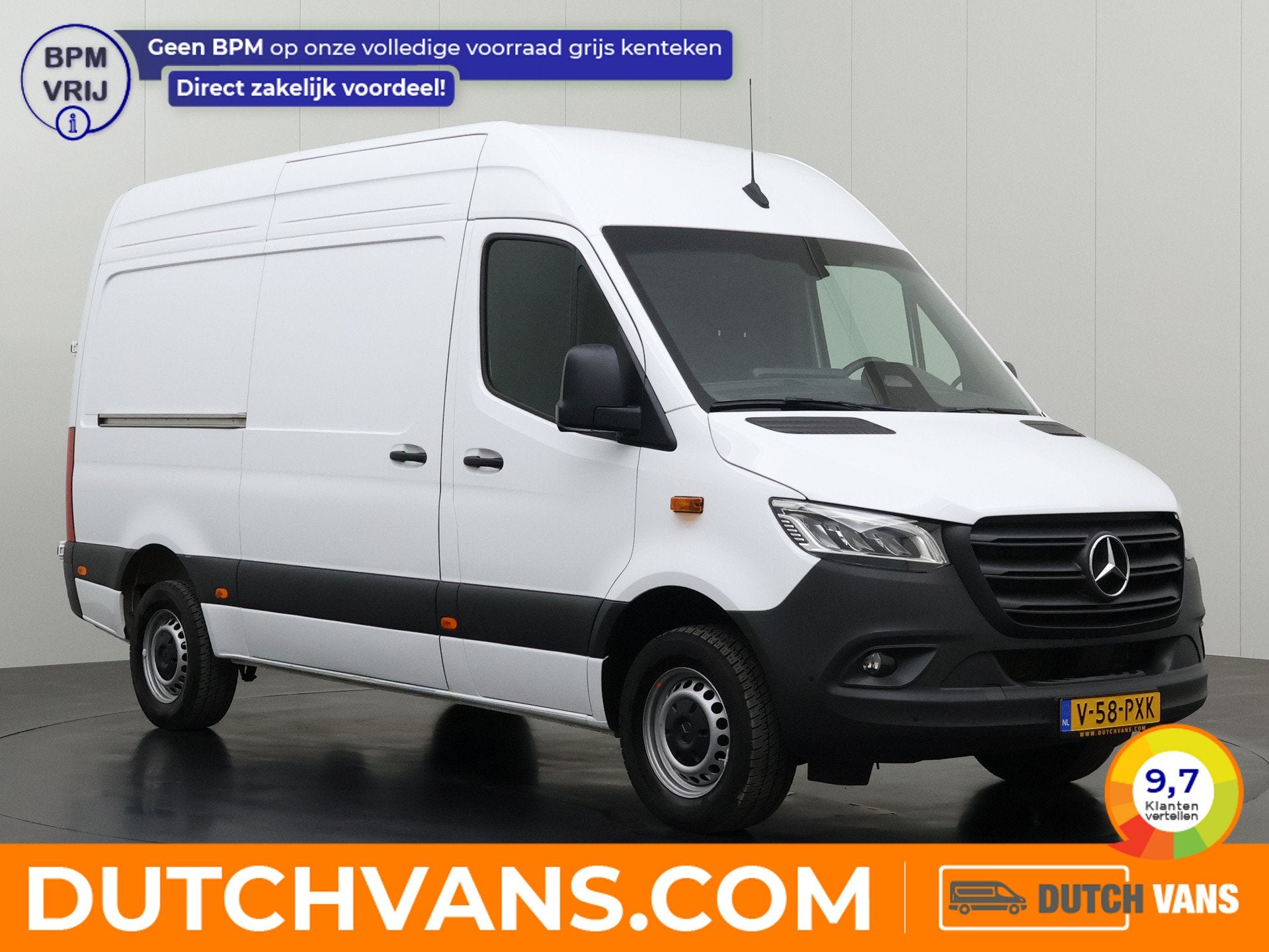 Mercedes-Benz Sprinter 317CDi Automaat L2H2 | Led | 10" Mbux, Automaat, Achterwielaandrijving, Gebruikt, Euro 6