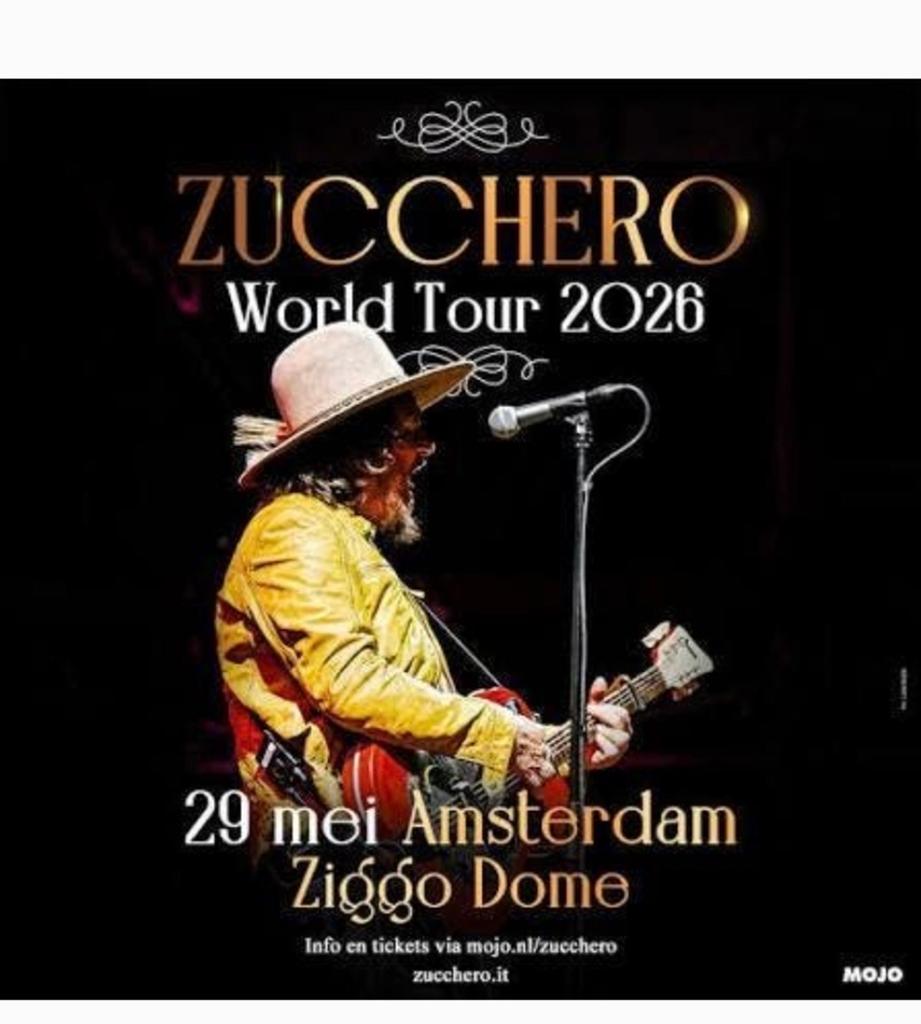 Zucchero 29 mei Ziggo Dome, Twee personen