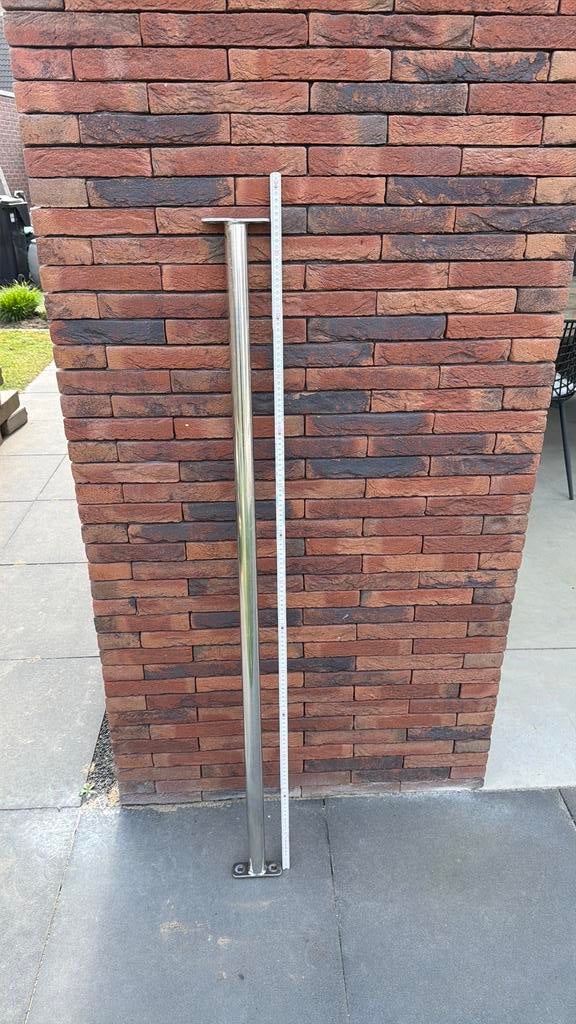 Duikelstang 135cm RVS, Ophalen of Verzenden, Zo goed als nieuw