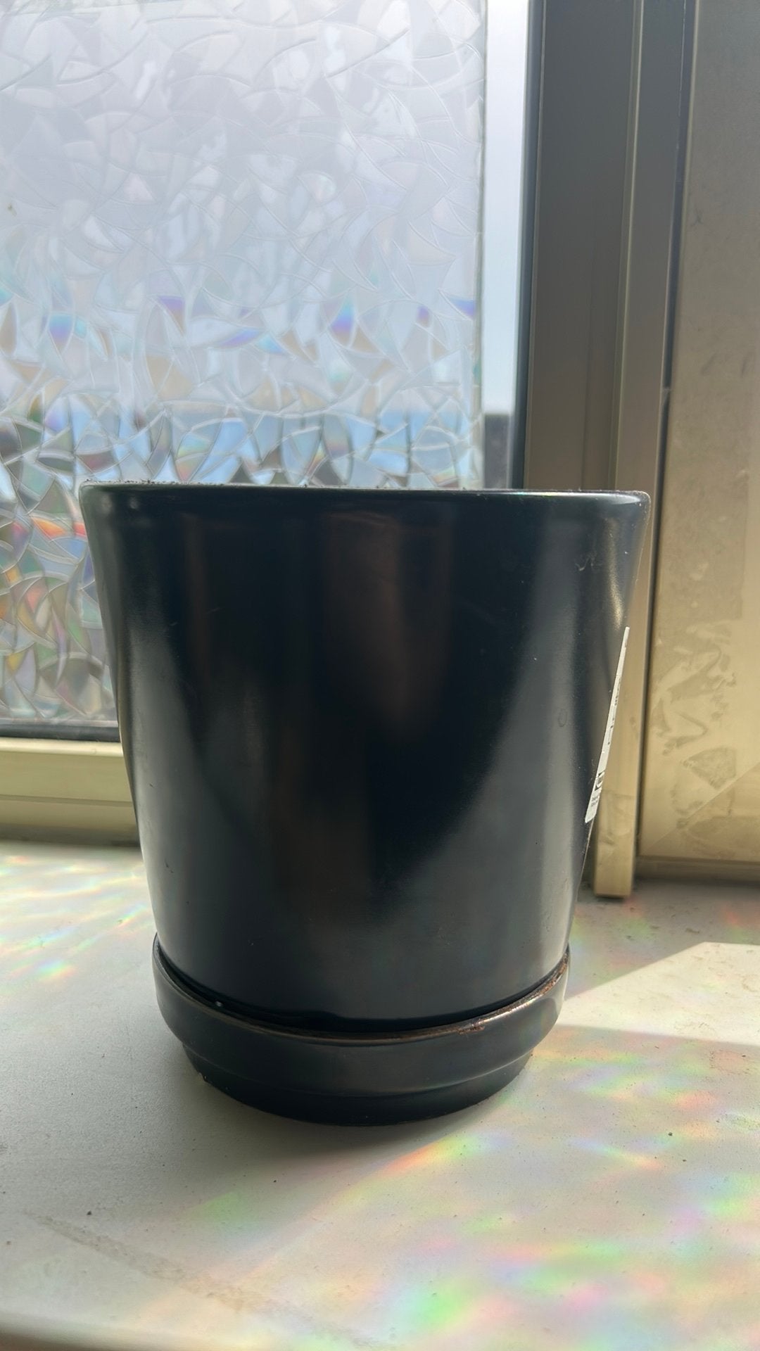 Ikea dark blue plant pot, Huis en Inrichting, Emmers, Ophalen of Verzenden, Zo goed als nieuw, Kunststof