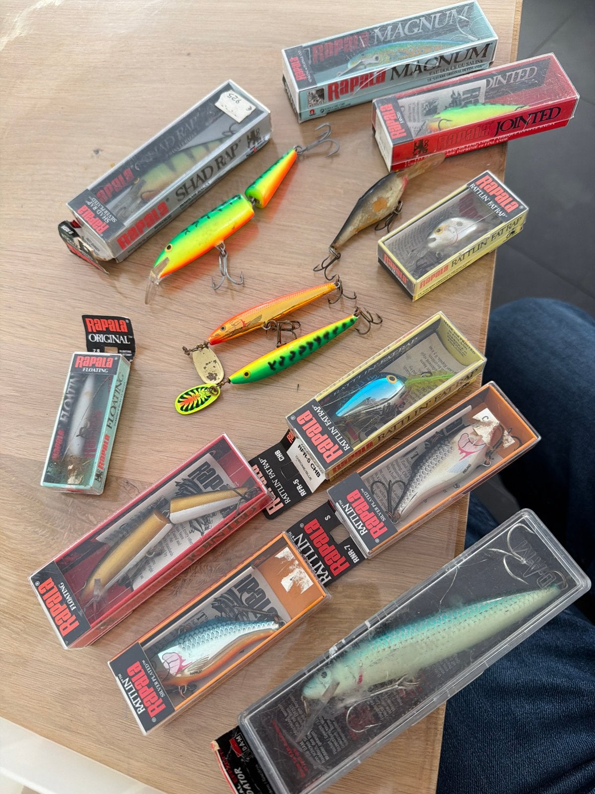 Diverse Rapala Kunstaas: Magnum, Jointed, Rattlin, Shad Rap, Ophalen of Verzenden, Gebruikt, Kunstaas