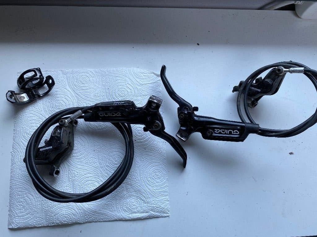 Sram Guide R schijfrem set, Fietsen en Brommers, Fietsonderdelen, Ophalen, Gebruikt, Fatbike, SRAM
