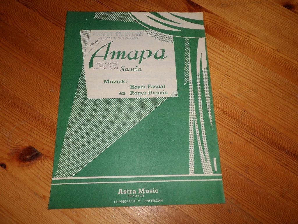 Amapa - pascal / dubois, Gebruikt, Gitaar, Ophalen of Verzenden, Artiest of Componist