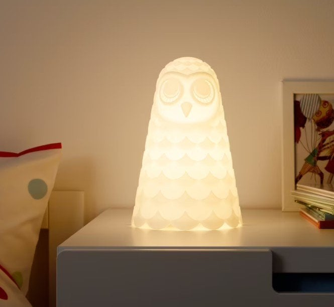 Solbo Led-lamp in de vorm van een uil, Kinderen en Baby's, Nieuw, Ophalen of Verzenden, Wit, IKEA
