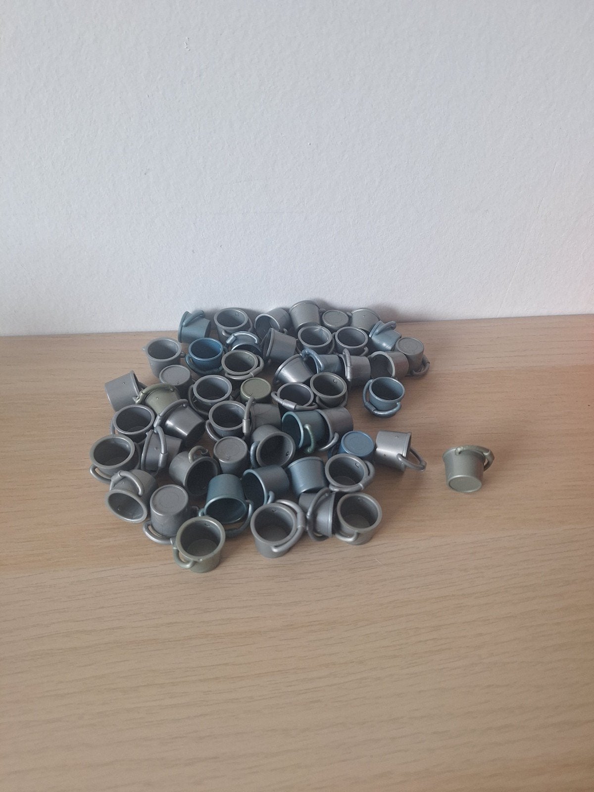 Playmobil Grijze Emmertjes 50 stuks - Losse Onderdelen, Ophalen of Verzenden, Gebruikt, Losse onderdelen