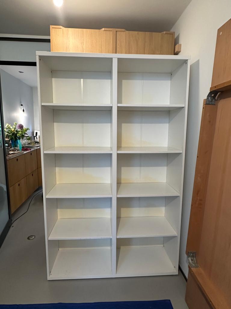 Ikea Besta Witte 120 x 40 x 192, Ophalen, Met plank(en), Gebruikt, 200 cm of meer