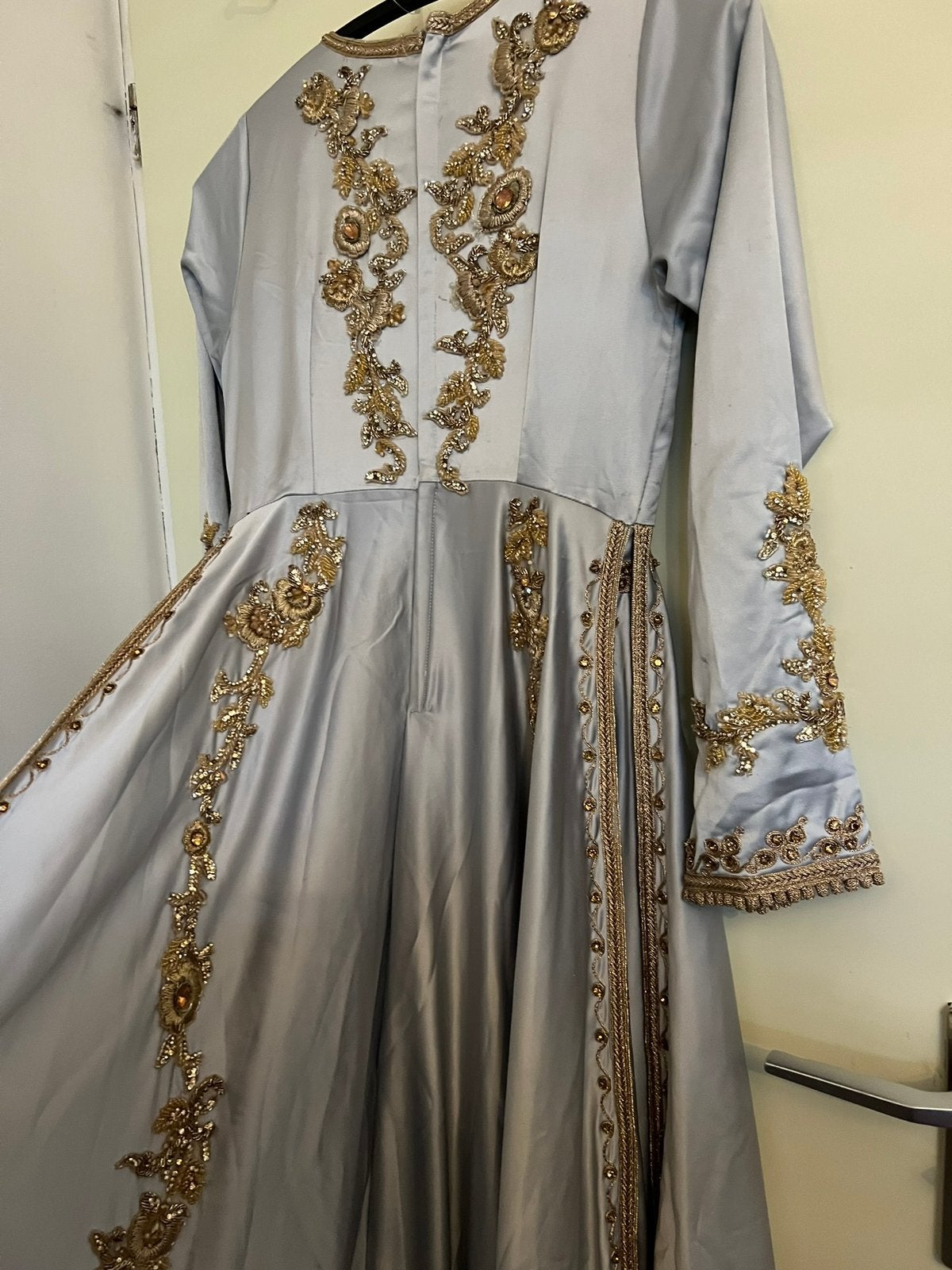 Mooi marokkaanse jurk, Kleding | Dames, Gelegenheidskleding, Ophalen, Overige typen, Blauw, Zo goed als nieuw