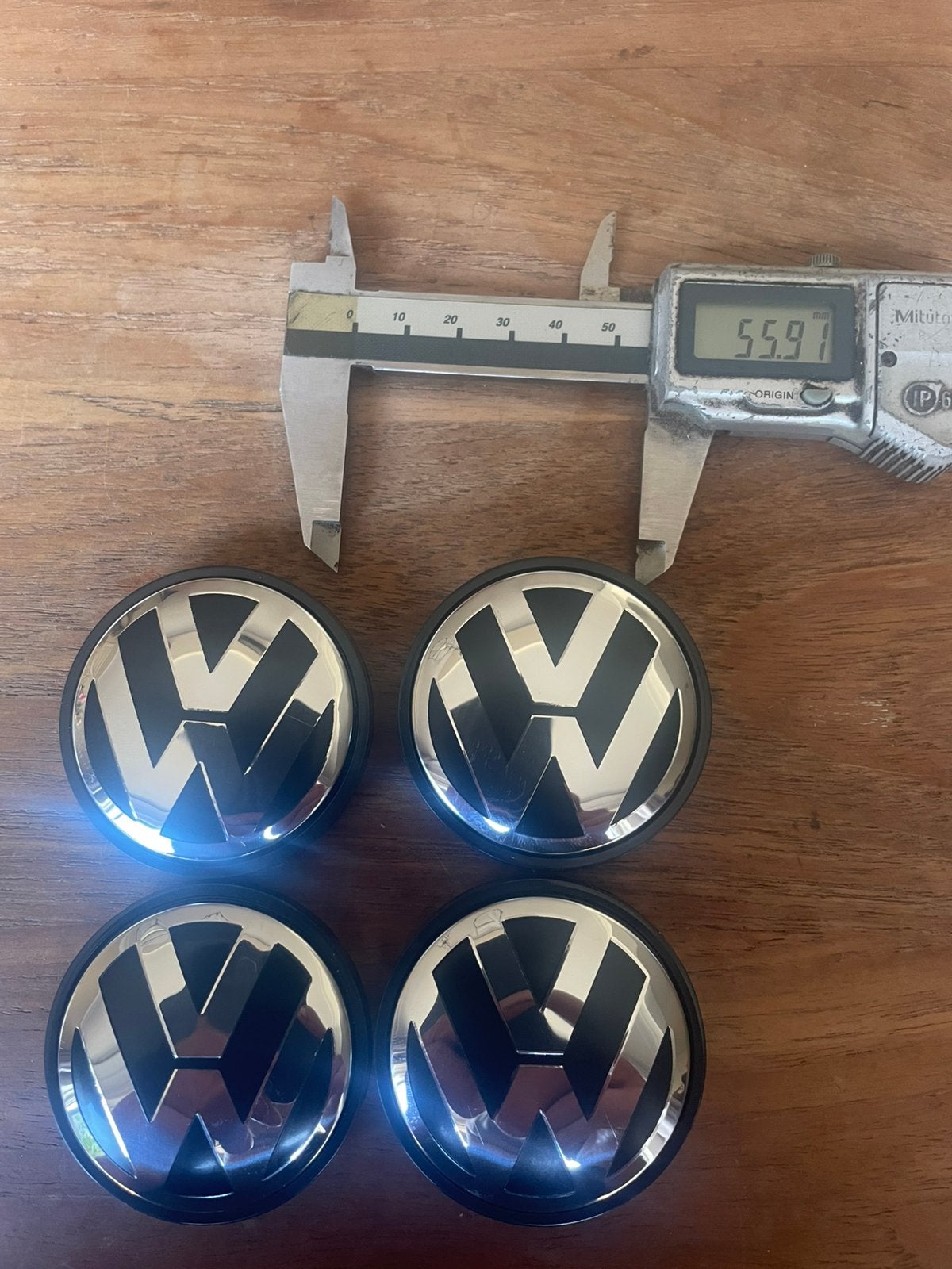 Nieuwe 56mm Volkswagen Naafdoppen (Set van 4), Ophalen of Verzenden, Zo goed als nieuw