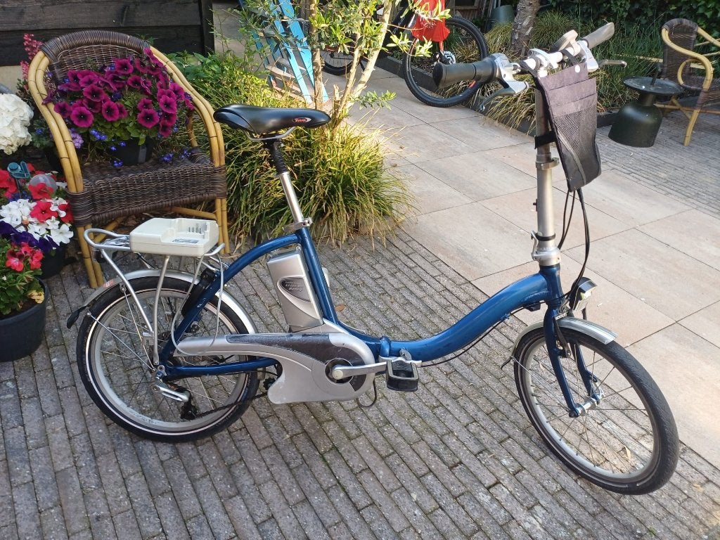 Mooie electrische vouwfiets, Ophalen, 20 inch of meer, Gebruikt, Versnellingen