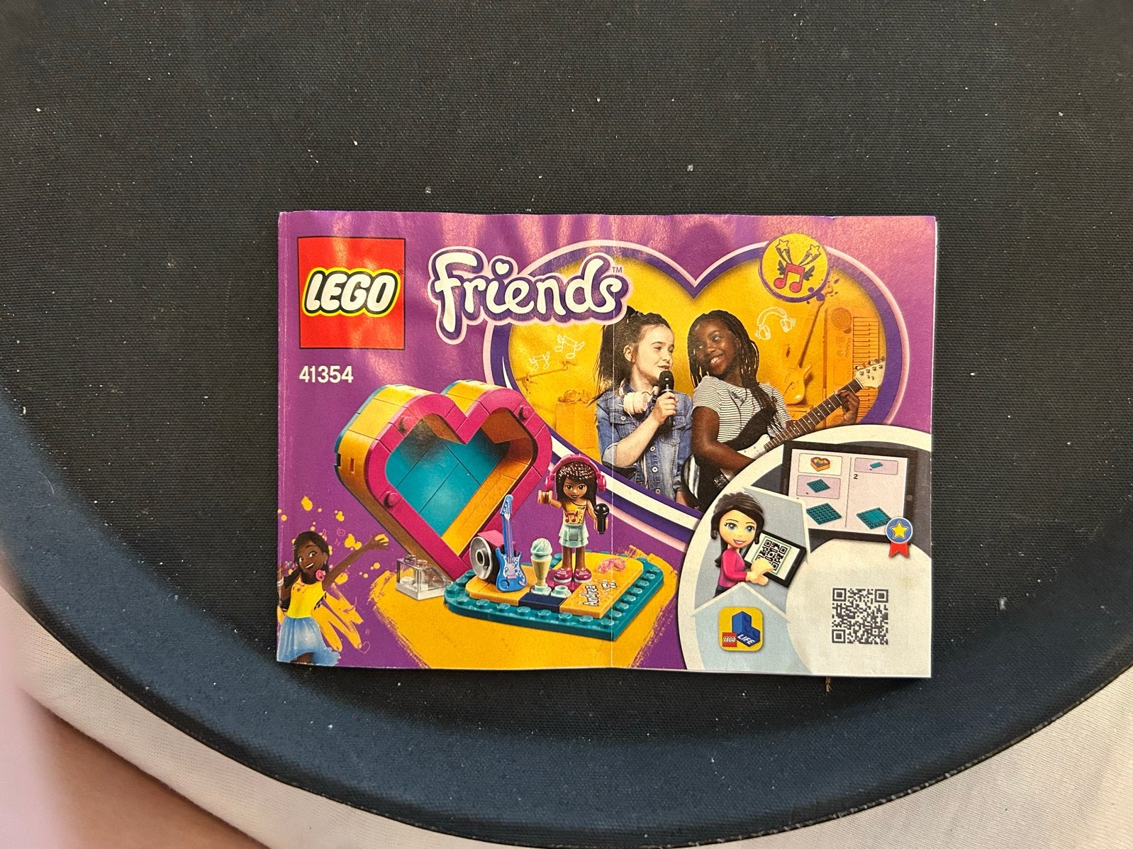 Lego Friends 41354 Andrea's Hartvormige Doosje - Compleet, Gebruikt, Lego, Friends, Ophalen of Verzenden