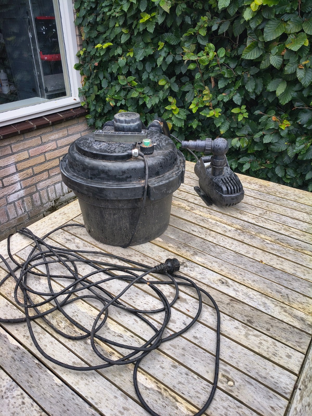 vijferpomp en filter, Ophalen, Gebruikt