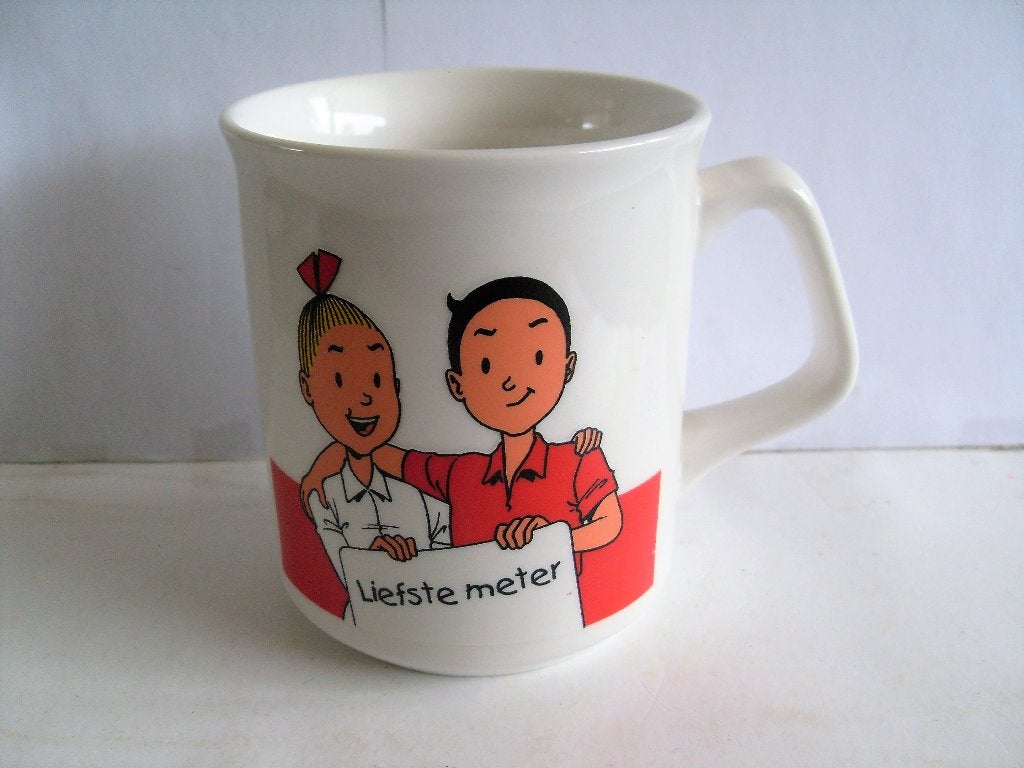 Suske en Wiske Beker Mok Liefste Meter Peettante, Ophalen of Verzenden, Suske en Wiske, Zo goed als nieuw, Gebruiksvoorwerp