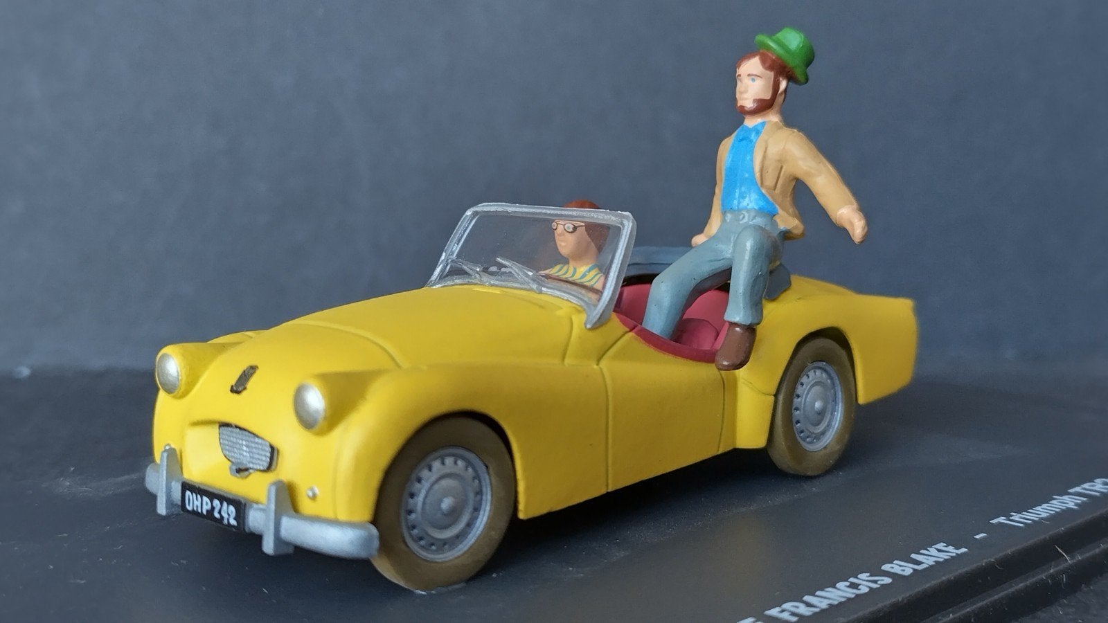 Triumph TR 2 1:43 Eligor Blake & Mortimer Pol, Overige merken, Auto, Verzenden, .