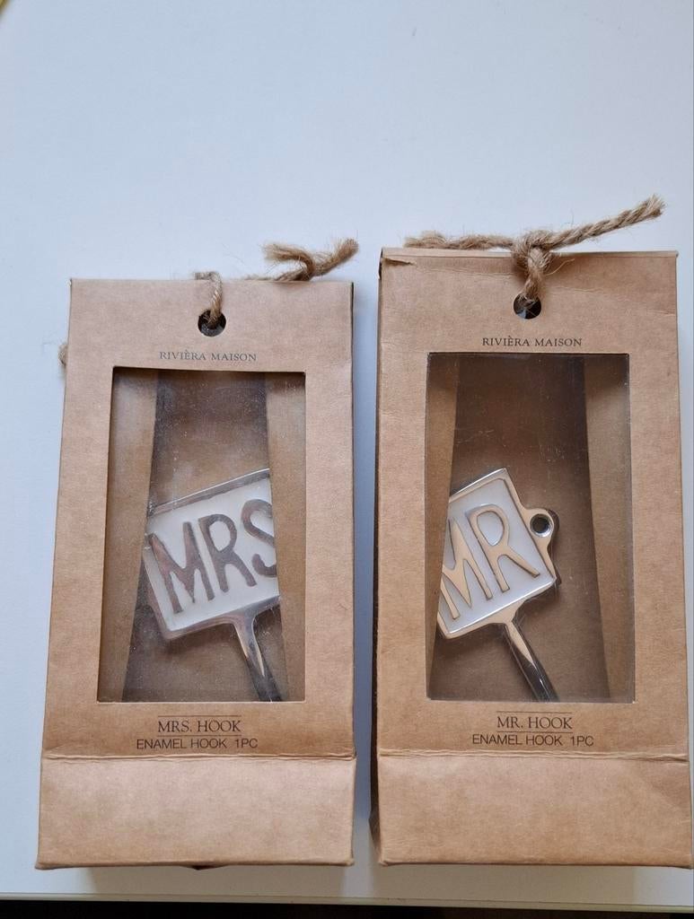Nieuuw Riviera Maison MRS en MR kapstok ophanghaken, Ophalen, Minder dan 50 cm, Nieuw, Minder dan 50 cm